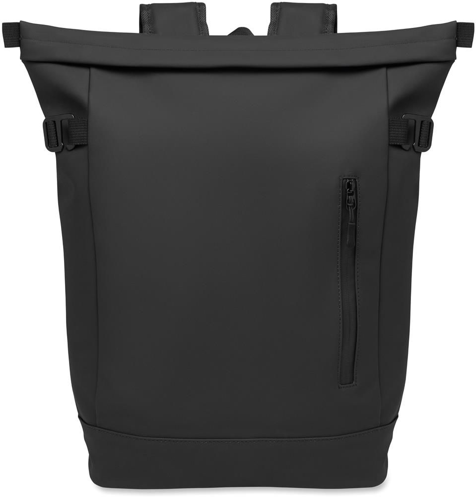Sac à dos PU hydrofuge 20 L personnalisé RIDE BACKPACK, devant (sérigraphie)