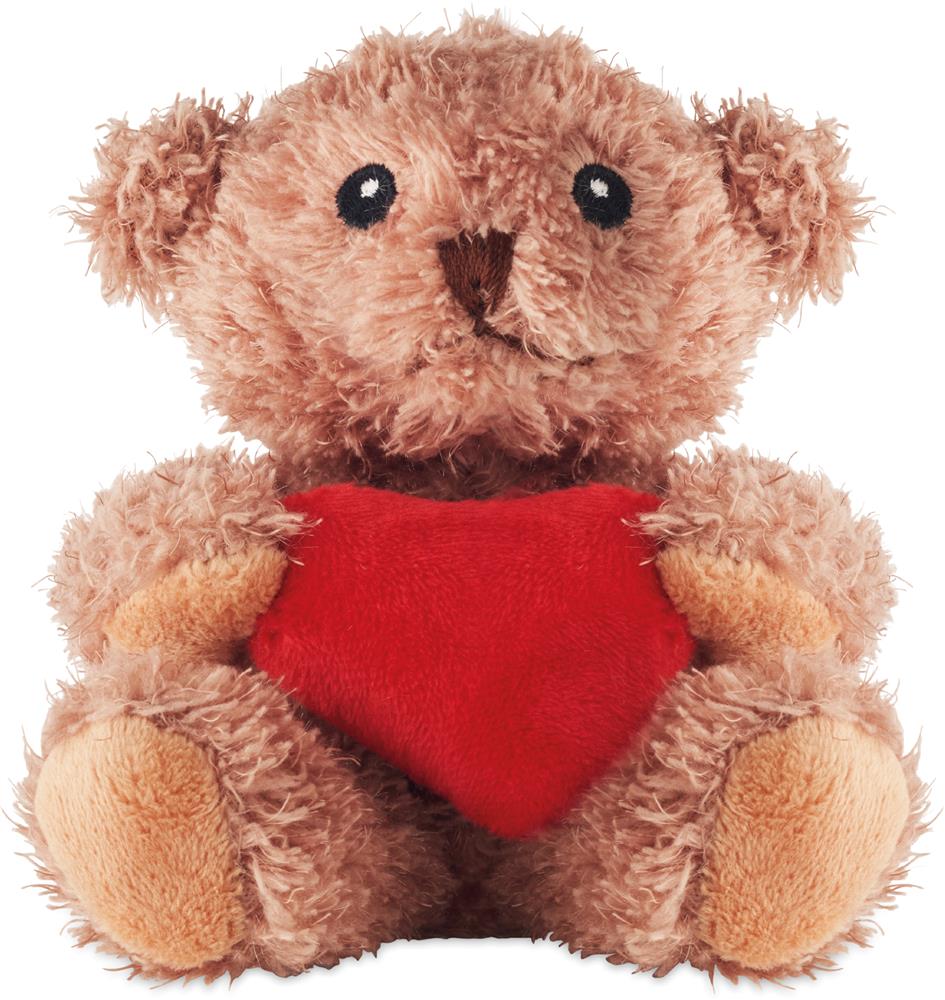Peluche ourson avec cœur personnalisée CUDDLE, heart