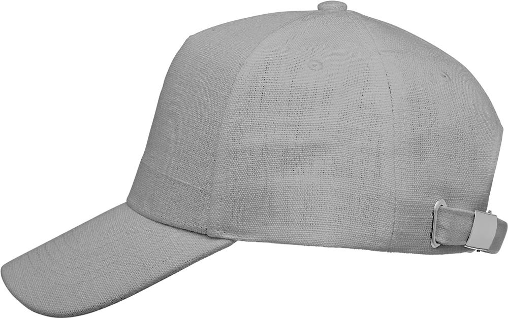 Casquette chanvre 370 g/m² personnalisée NAIMA CAP, côté gauche