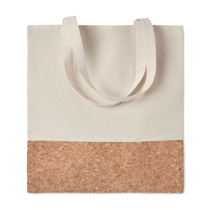 Tote bag coton sergé et liège personnalisé ILLA TOTE