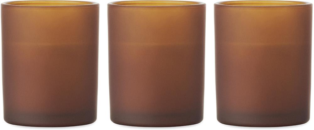 Bougie végétale 80 g mèche bois personnalisée KIVAS WOOD, tour complet