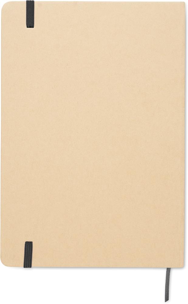 Carnet A5 couleur révélée au laser personnalisé ROUTE, dos (gravure laser)