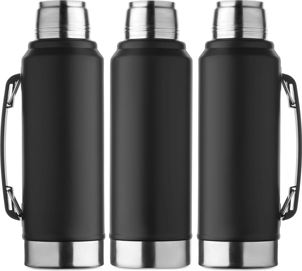 Bouteille isotherme 1 L avec gobelet personnalisée NYIMA, tour complet