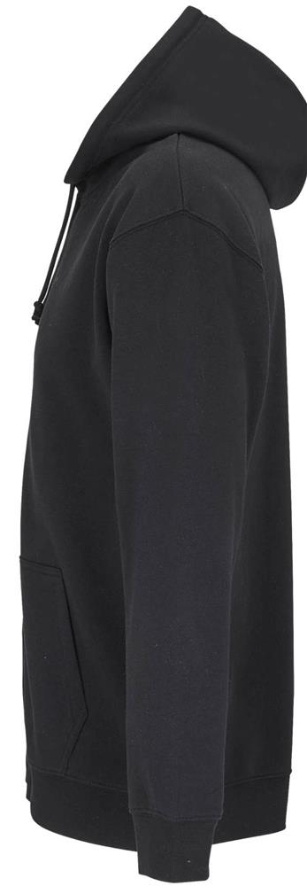 Sweat zippé à capuche coton personnalisé CARTER, manche gauche