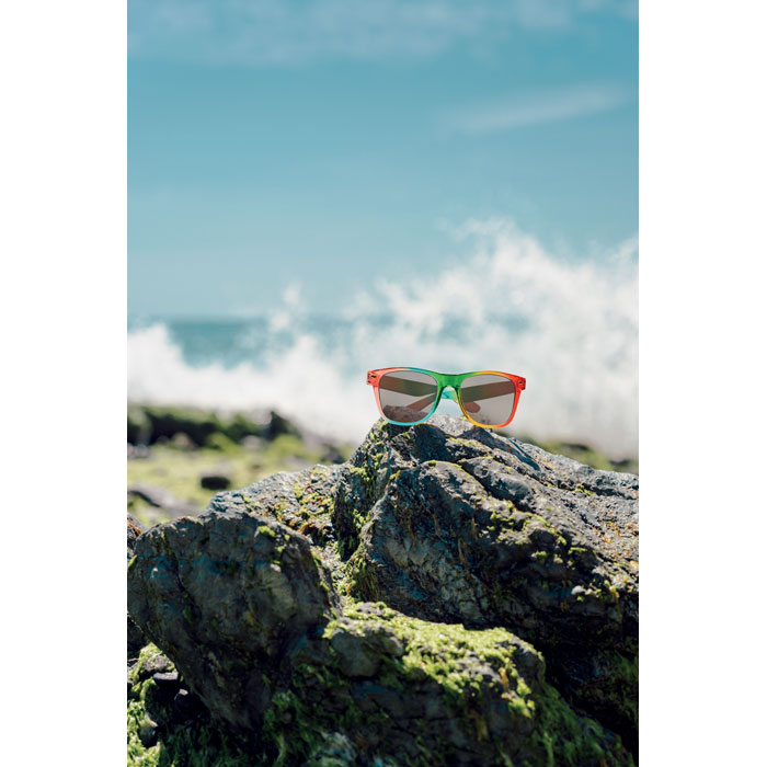 Lunettes de soleil arc-en-ciel UV400 personnalisées BOREA