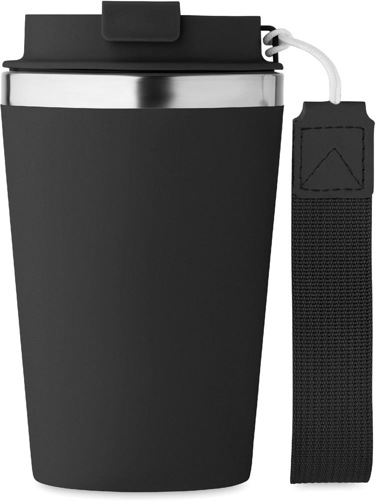 Gobelet inox recyclé 350 ml personnalisé TOPAZ, devant bas