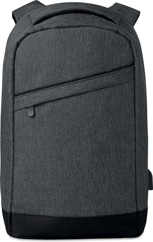 Sac à dos antivol ordinateur 13'' personnalisé BERLIN, devant dessus