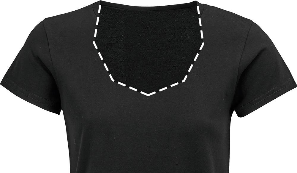 Tee-shirt coton bio 150 g/m² personnalisé CRUSADER WOMEN, intérieur