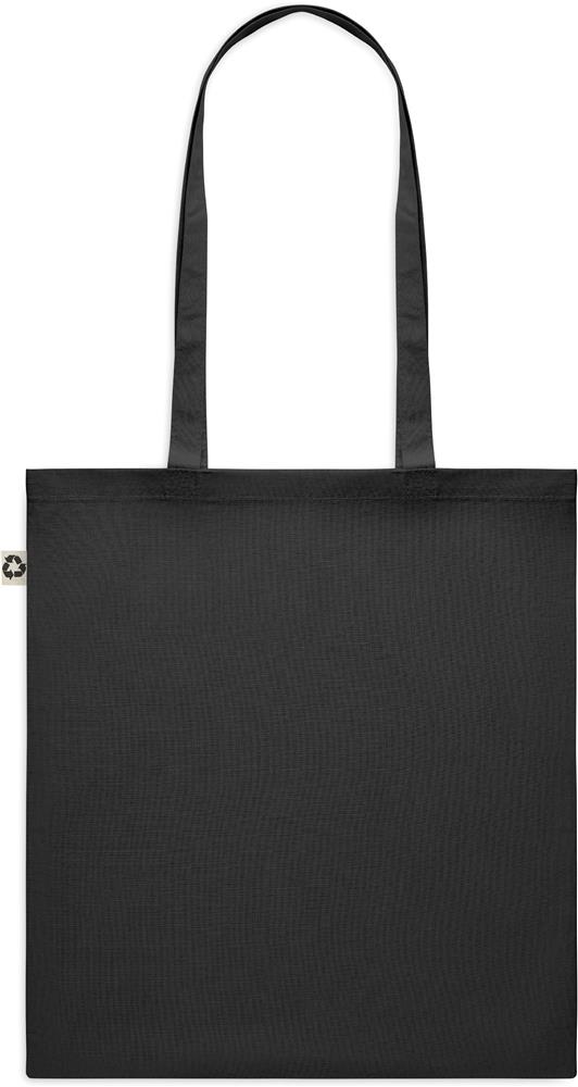 Tote bag coton recyclé 140 g/m² personnalisé ZOCO COLOUR, dos (transfert numérique)