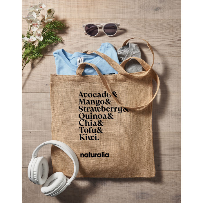 Tote bag jute personnalisé ZOLANG