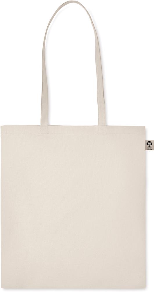 Tote bag coton bio 105 g/m² personnalisé ORGANIC COTTONEL, devant (transfert numérique)