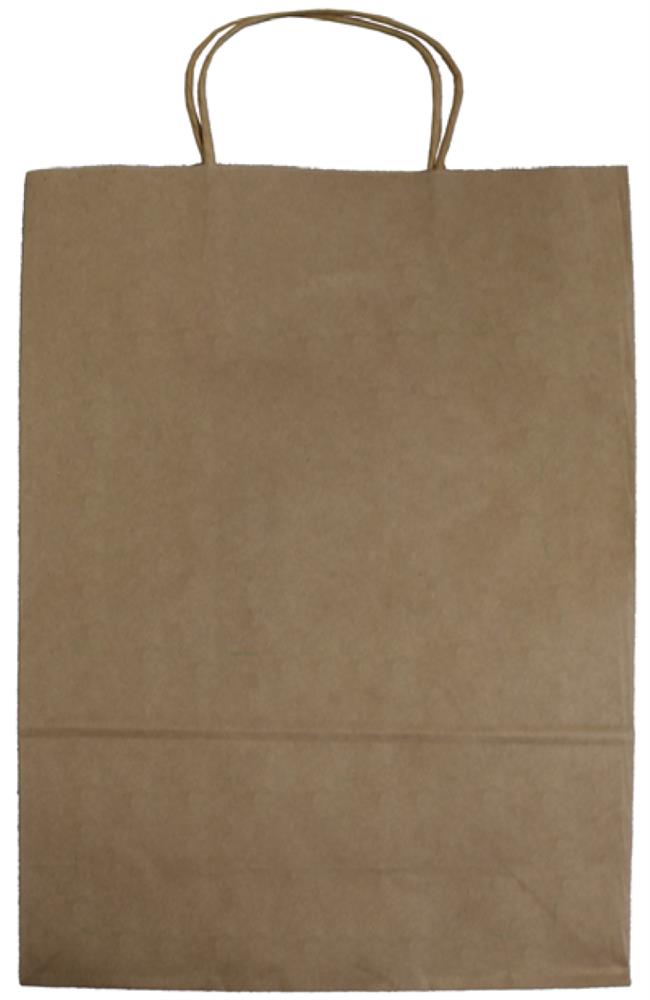 Grand sac cadeau papier 150 g/m² personnalisé PAPER LARGE, devant (étiquette numérique)