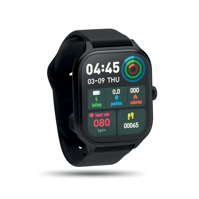 Montre connectée santé écran tactile personnalisée IRTO, Noir
