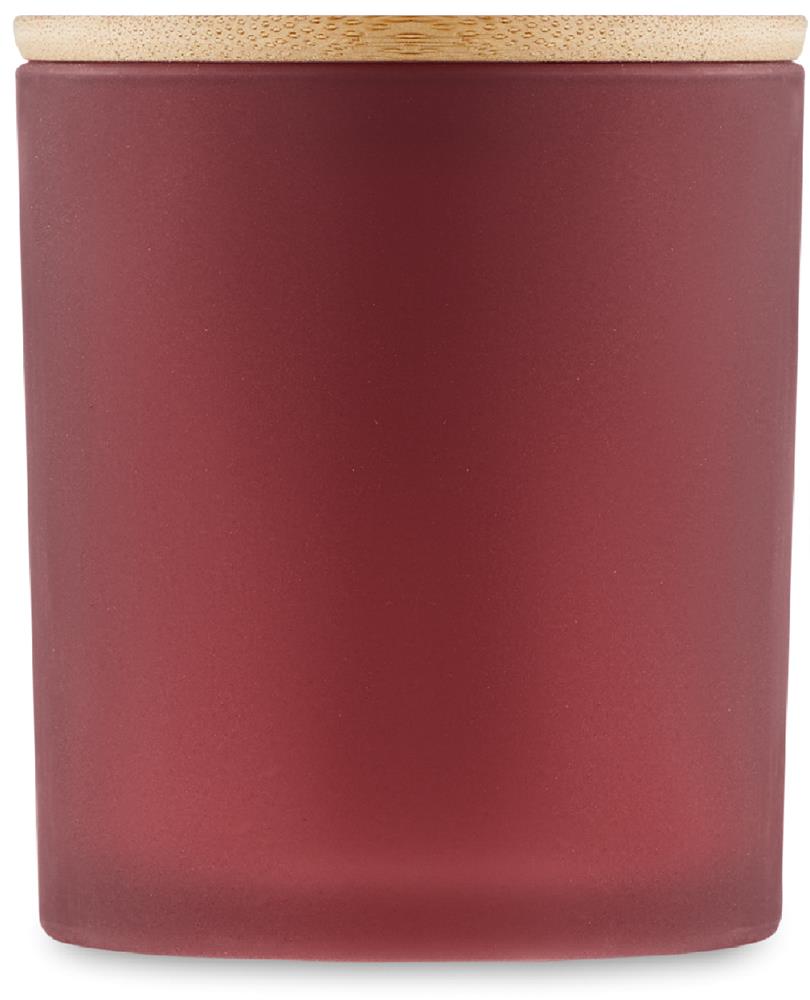 Bougie végétale 280 g verre dépoli personnalisée KEOPS LARGE, côté 1