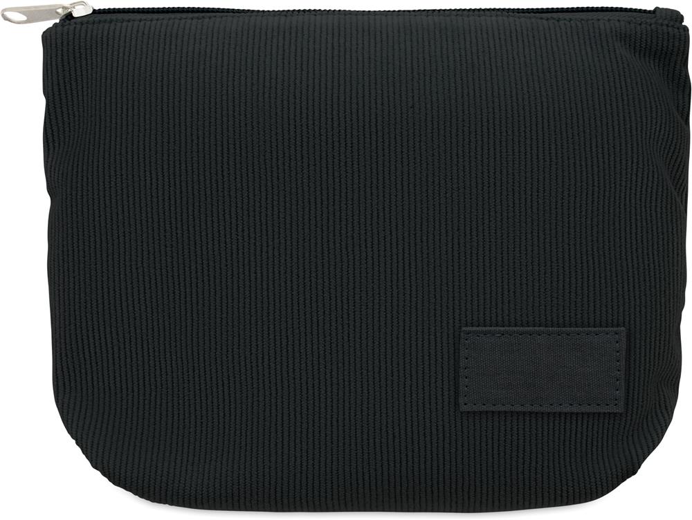 Trousse velours côtelé 220 g/m² personnalisée CORDY T, devant écusson