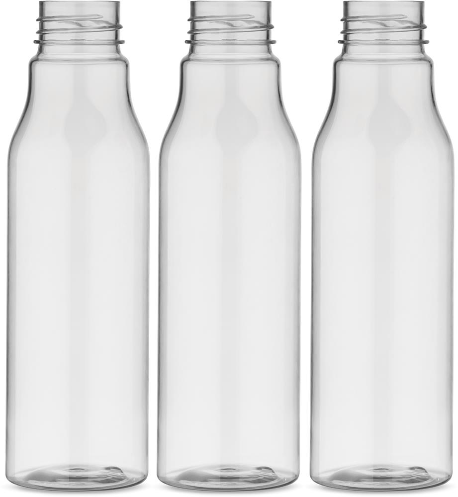 Bouteille RPET 600 ml personnalisée VERNAL, tour complet (sérigraphie circulaire)
