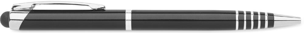 Stylo bille stylet aluminium personnalisé FLORINA, corps gauche