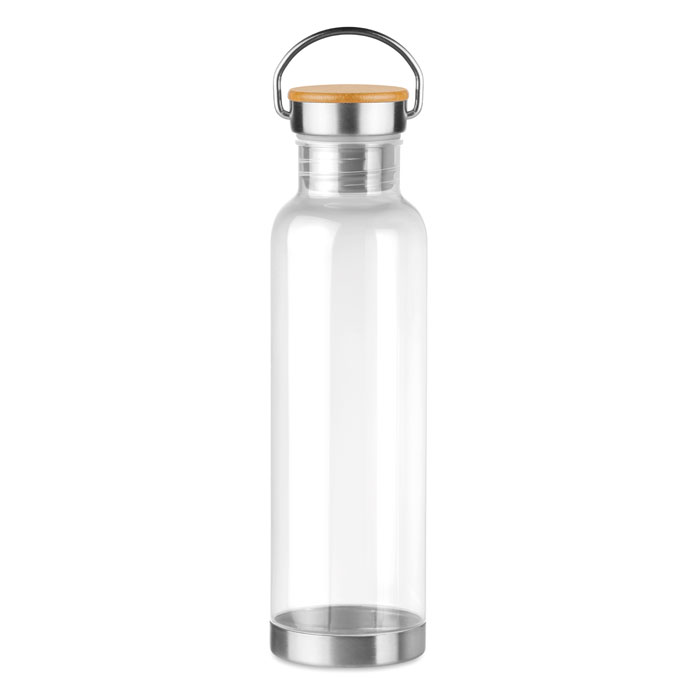 Bouteille Tritan 800 ml bambou personnalisée HELSINKI BASIC