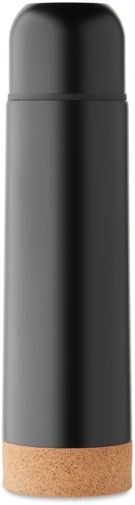Bouteille isotherme base liège 500 ml personnalisée AVENTUR, devant