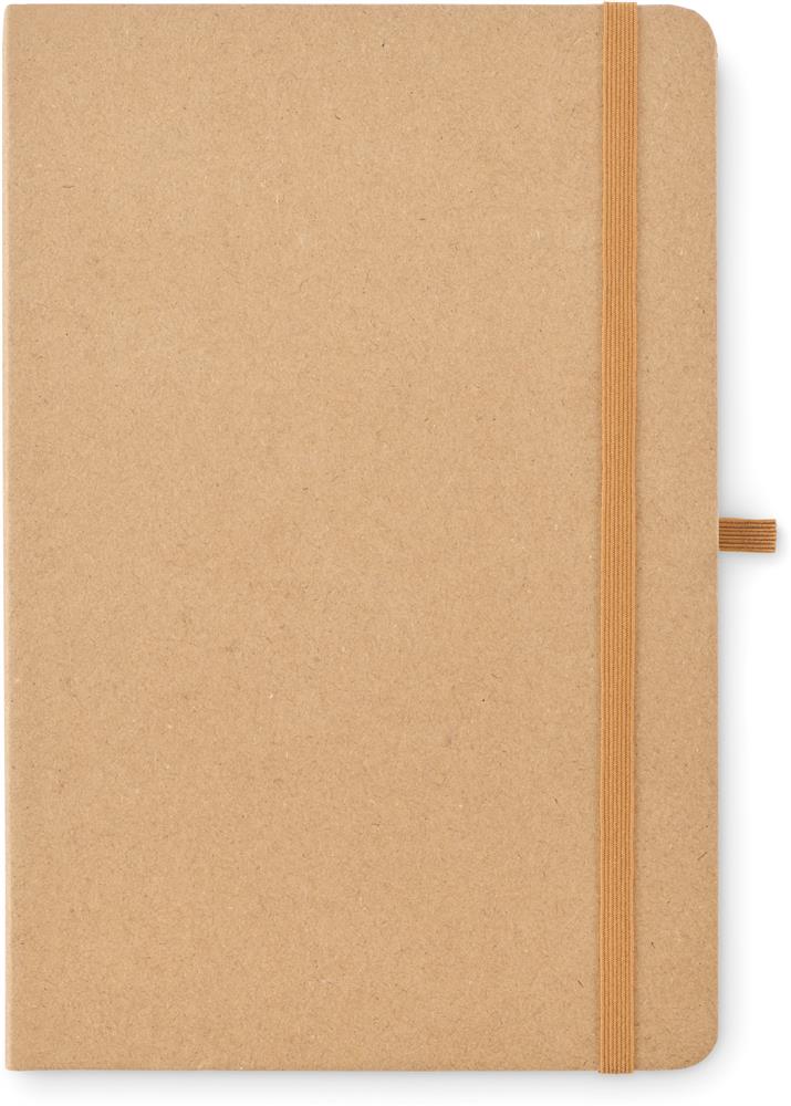 Carnet A5 avec notes adhésives personnalisé STICKNOTE, devant (embossage)