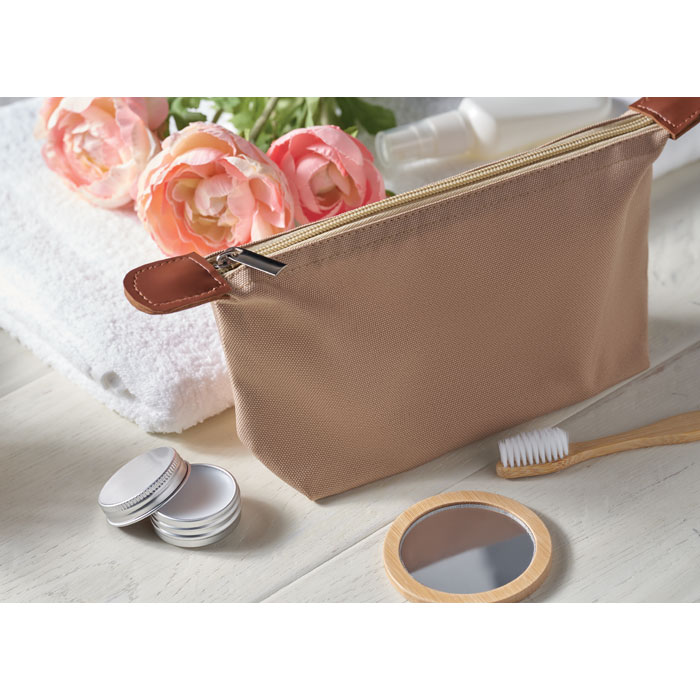 Trousse polyester recyclé 600D personnalisée VANITY