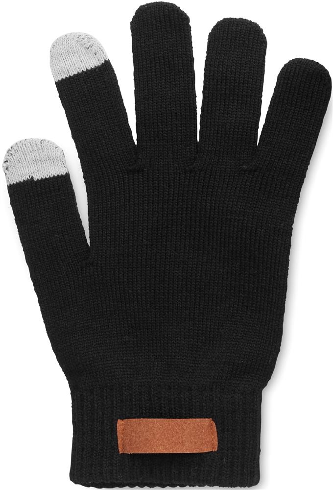 Set bonnet écharpe gants RPET personnalisé DENALI, gant droite