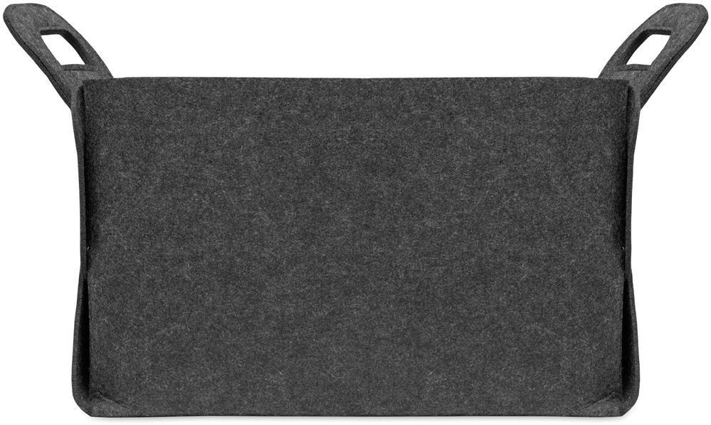 Panier pliable feutre RPET personnalisé FIALAN, côté 2