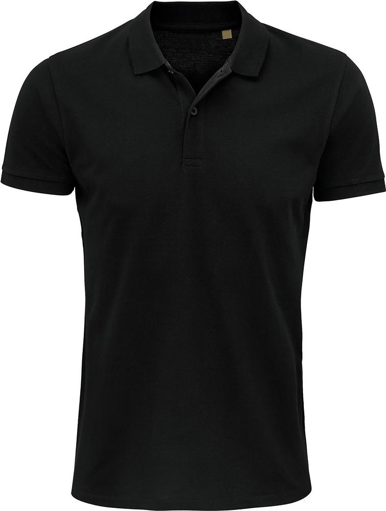 Polo homme coton bio 170 g/m² personnalisé PLANET MEN, côté cœur