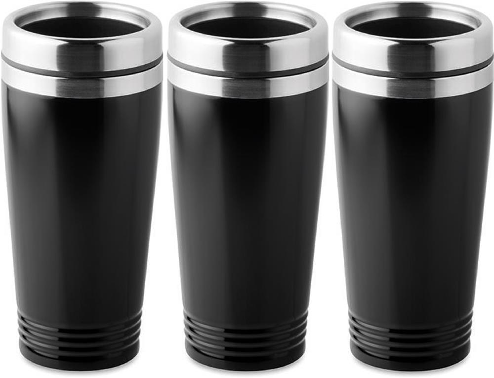 Tasse de voyage inox 400 ml personnalisée RODEO COLOUR, tour complet (sérigraphie circulaire)