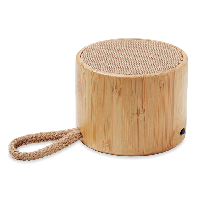 Enceinte bambou 3 W personnalisée COOL, Bois