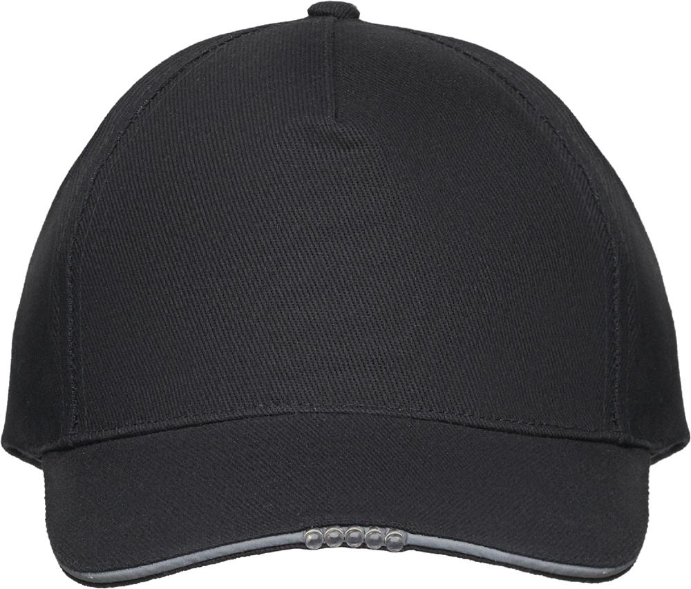 Casquette LED coton 200 g/m² personnalisée LUZCAP, devant