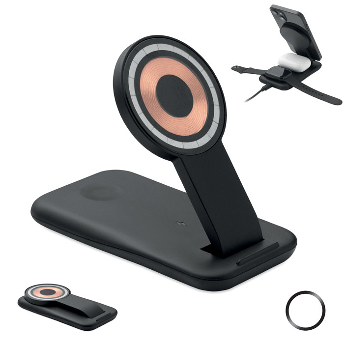 Station de charge 3 en 1 15 W personnalisée PENDOLESS