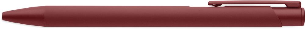 Stylo aluminium recyclé caoutchouté personnalisé ESCRI, corps droite