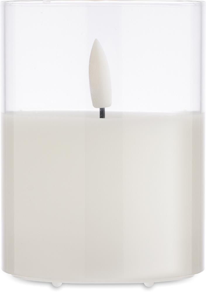 Bougie LED en cire flamme réaliste personnalisée XANDLE+, dos