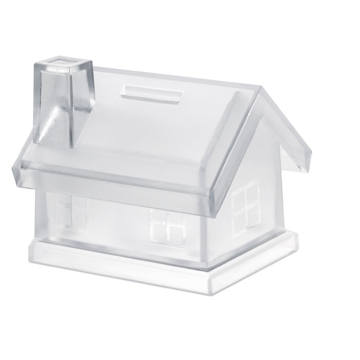 Tirelire maison en plastique personnalisée MYBANK
