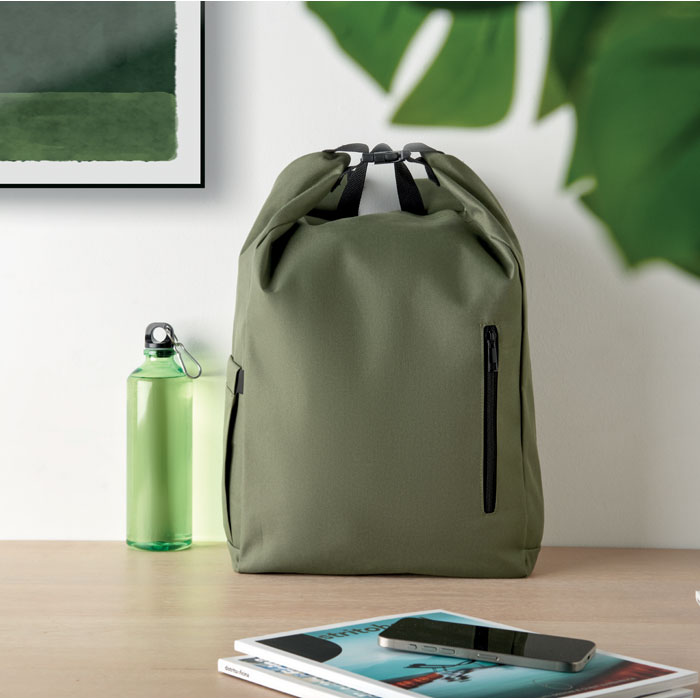 Sac à dos enroulable 15 pouces RPET personnalisé UNITON