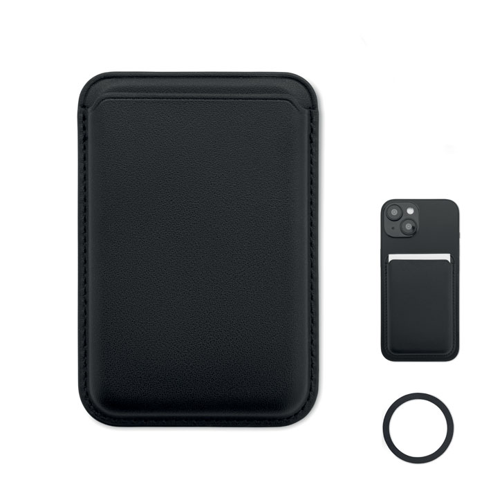 Porte-cartes magnétique simili-cuir personnalisé KARTA