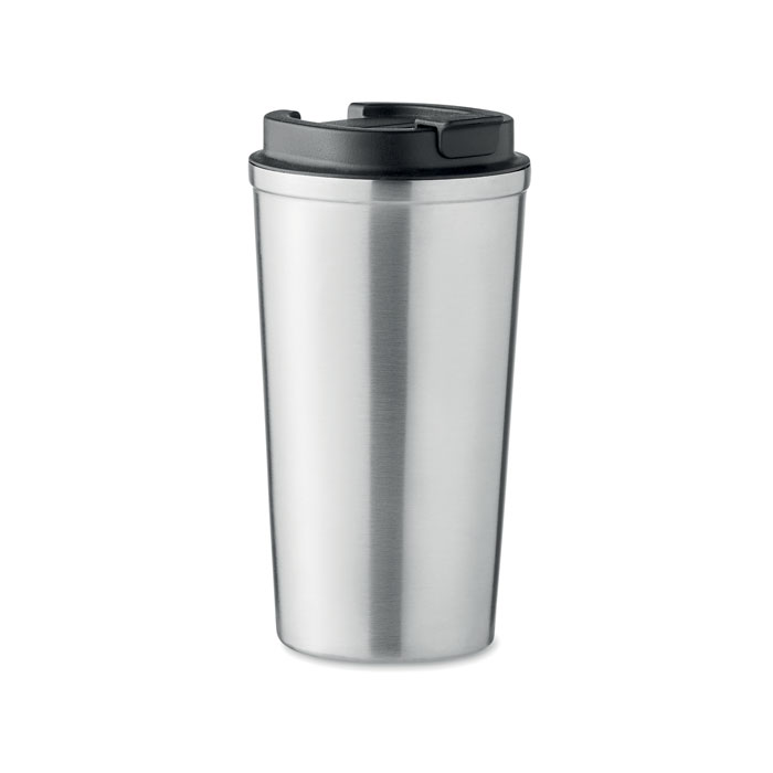 Gobelet isotherme inox recyclé 510 ml personnalisé BRACE +, Argent Mat