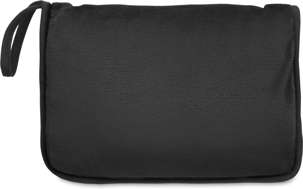 Couverture de voyage 2 en 1 personnalisée COZY, pochette (broderie)
