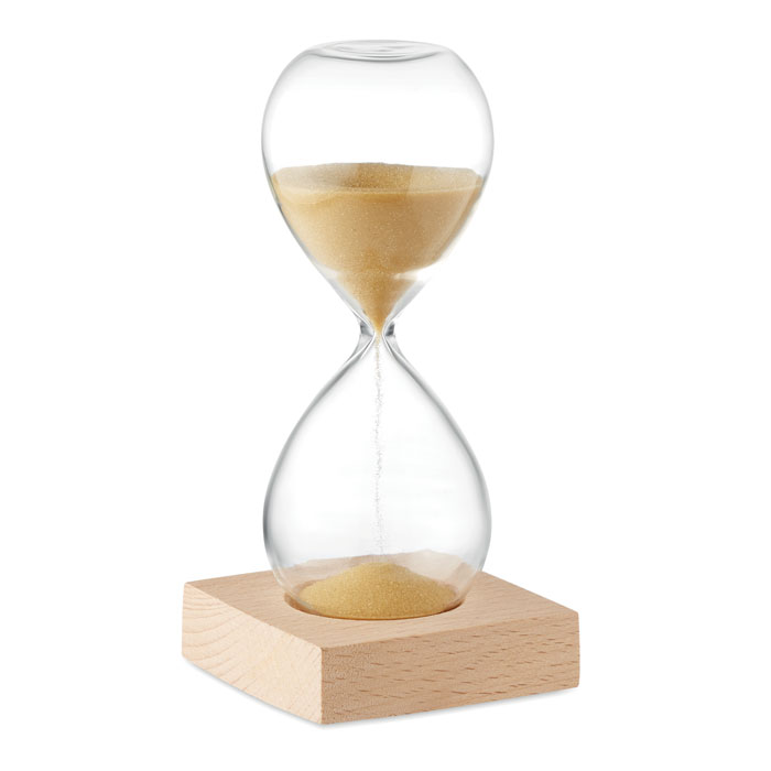 Sablier 5 minutes en verre personnalisé DESERT