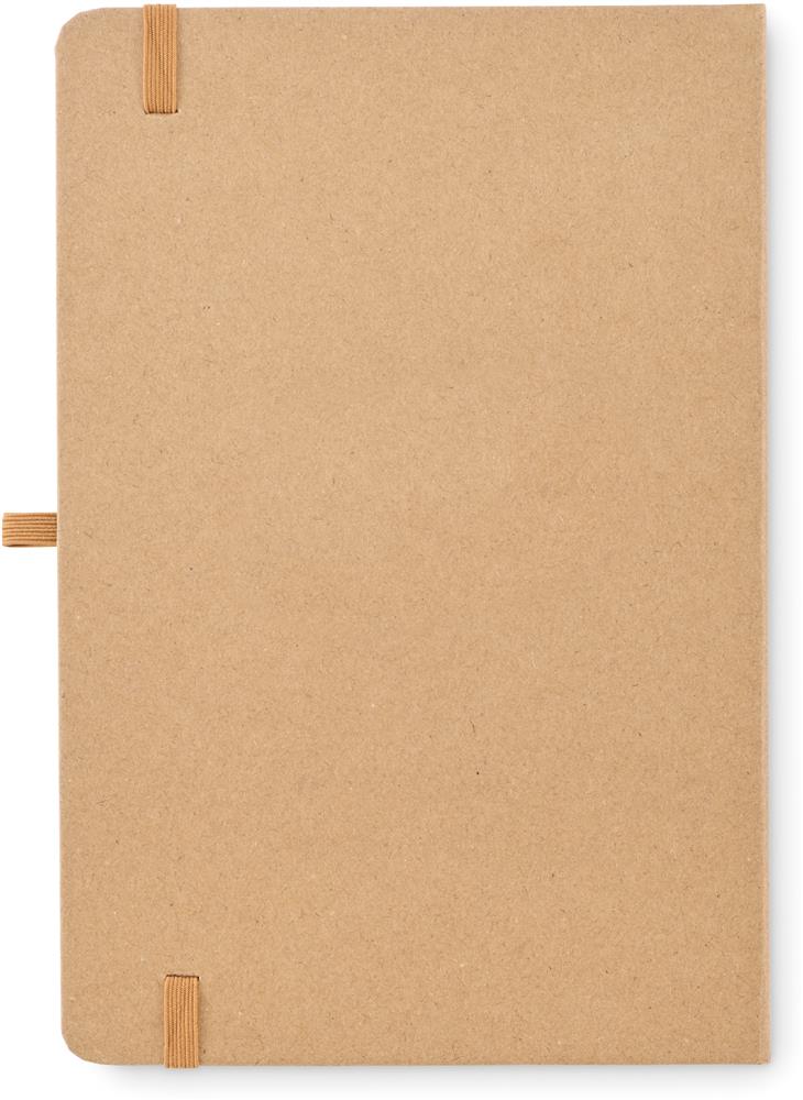 Carnet A5 avec notes adhésives personnalisé STICKNOTE, dos (sérigraphie)