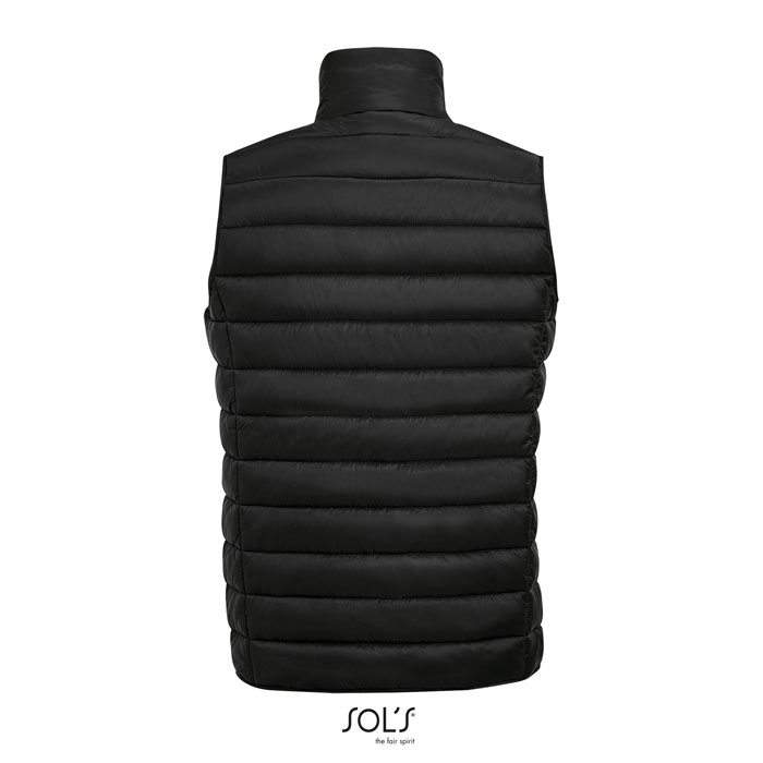 Bodywarmer doudoune light homme personnalisé WAVE MEN, Noir
