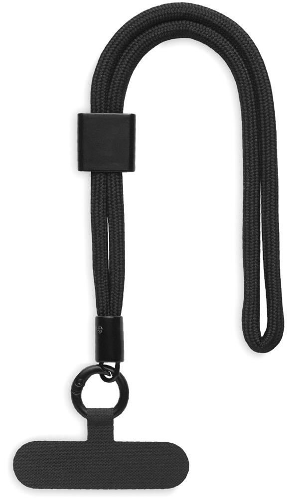 Dragonne téléphone RPET réglable personnalisée NONETTE WRIST, plaque côté 2