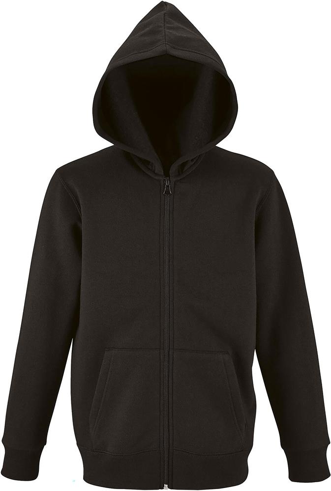 Sweat zippé à capuche enfant personnalisé STONE KIDS, côté cœur