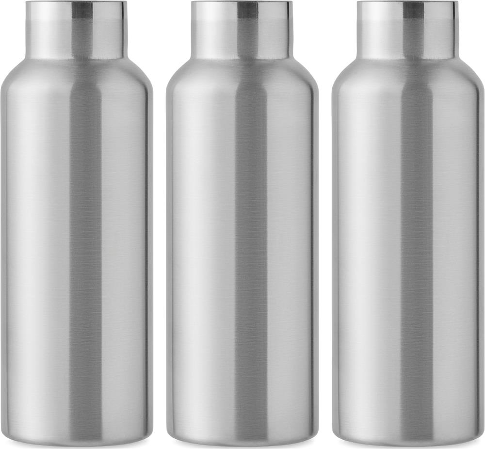 Bouteille isotherme inox 500 ml personnalisée FLORENCE, tour complet (sérigraphie circulaire)