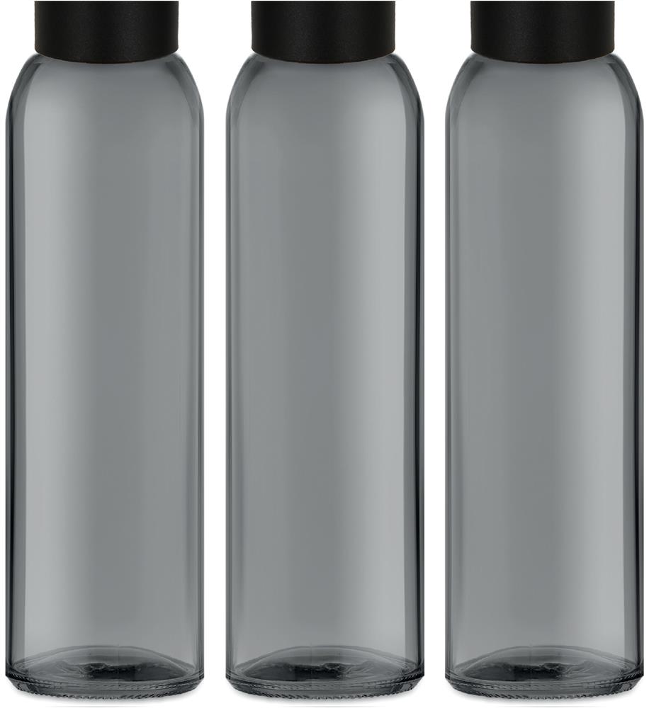 Bouteille en verre 470 ml personnalisée PRAGA, tour complet (impression numérique 360)