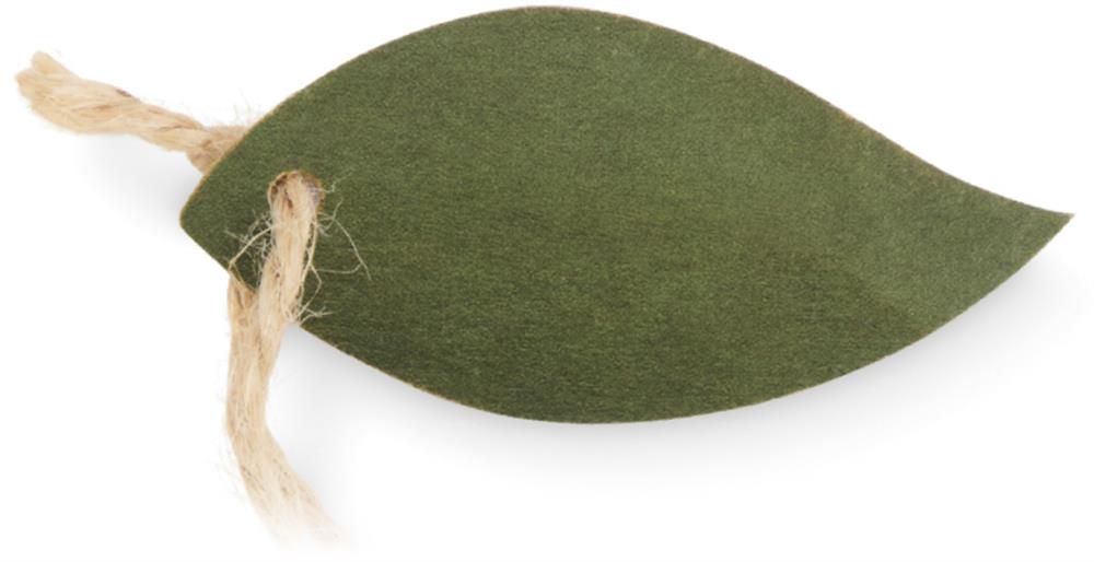 Set d'écriture pochette jute personnalisé JUCOSET, leaf côté 1
