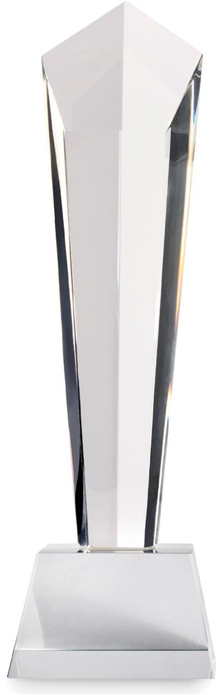 Trophée en cristal en coffret personnalisé DIAWARD, base côté 1
