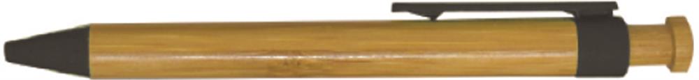 Stylo bambou et paille de blé personnalisé TOYAMA, corps droite
