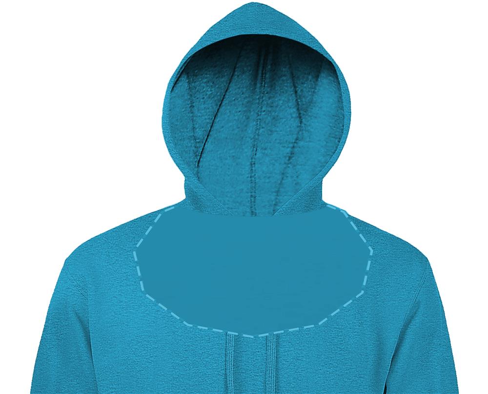 Sweat à capuche 280 g/m² personnalisé SNAKE, intérieur